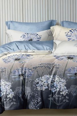 Постельное белье поплин эксклюзив на молнии - Сильва