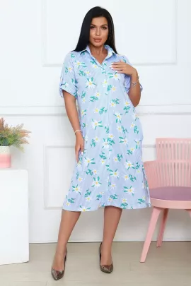 Батист(ромашка) халат-рубашка