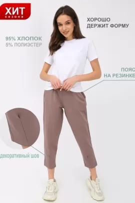 Брюки 22212 какао последний размер