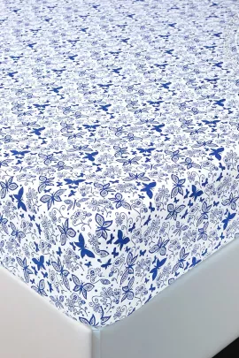 Простыня на резинке "Мотылек" 252 120х200х20 252