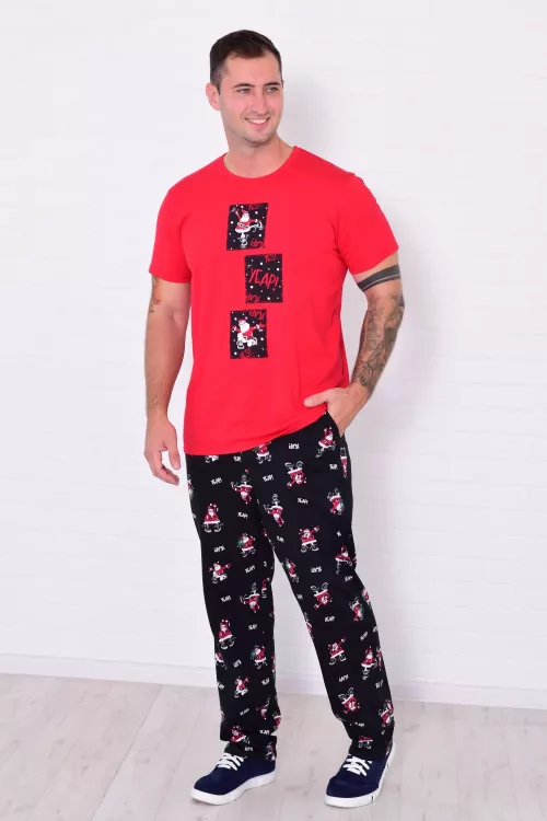 Пижама мужская 9-217 (красный)