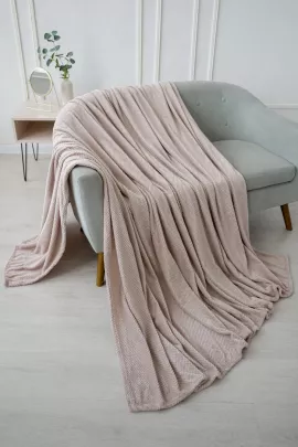 Плед покрывало однотонный Пиноли