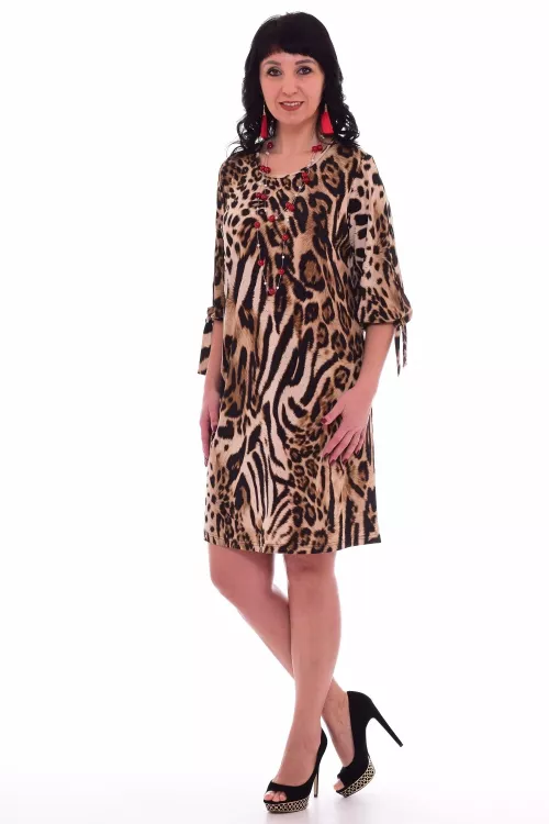 *Платье женское Ф-1-19б (леопард)