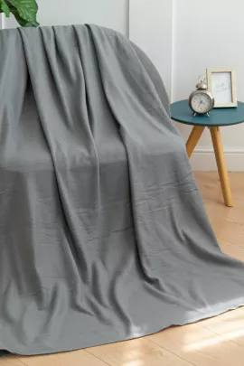 Серый Плед флис