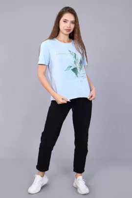 Футболка 24372 светло-голубой последний размер