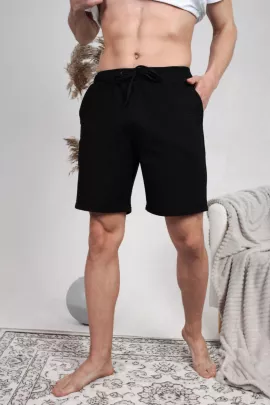 Шм-02 НСД Шорты мужские (футер) Чёрный