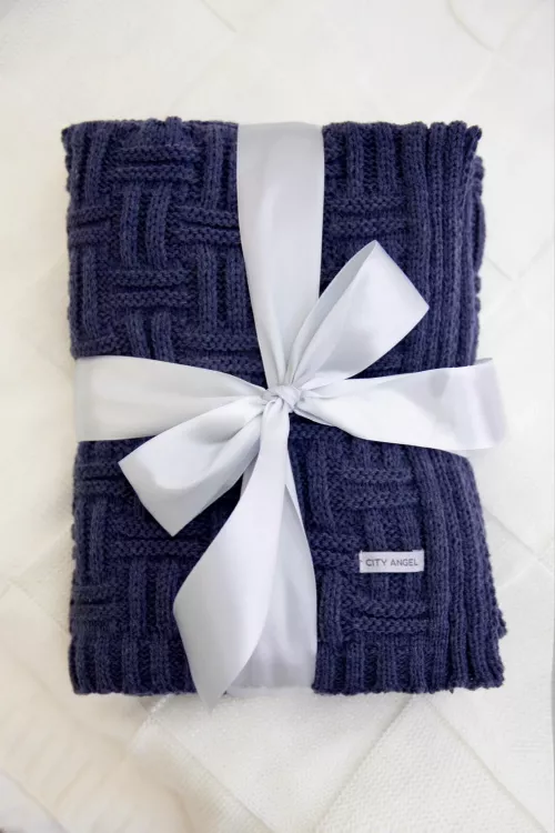 Плед вязаный Кирпичики А Арт. 7845