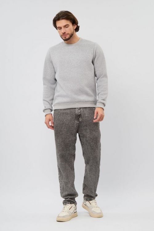 Толстовка мужская Бронд Е серый меланж последний размер