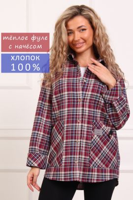 1094 Рубашка женская теплая