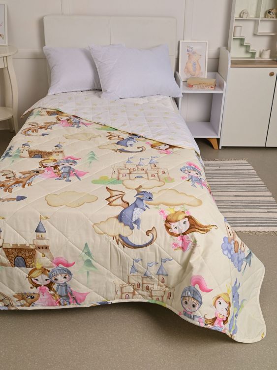 Покрывало детское из поплина - Воздушный замок