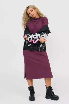 Платье женское 202580 винный поледний размер