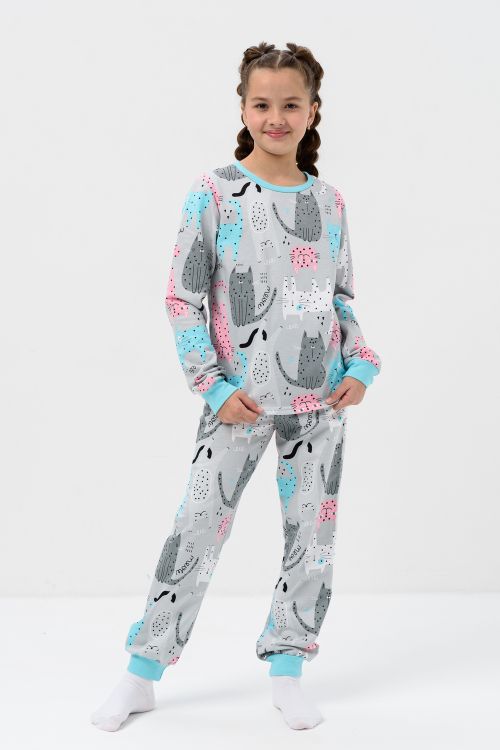 Пижама Счастье начес футер детская