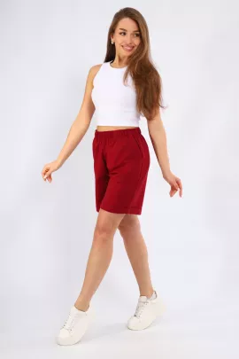Шорты женские 8-052в (марсала)