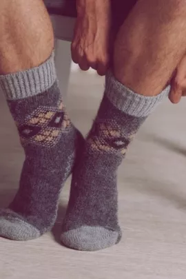 Носки мужские N6R94-1 шерстяные последний размер