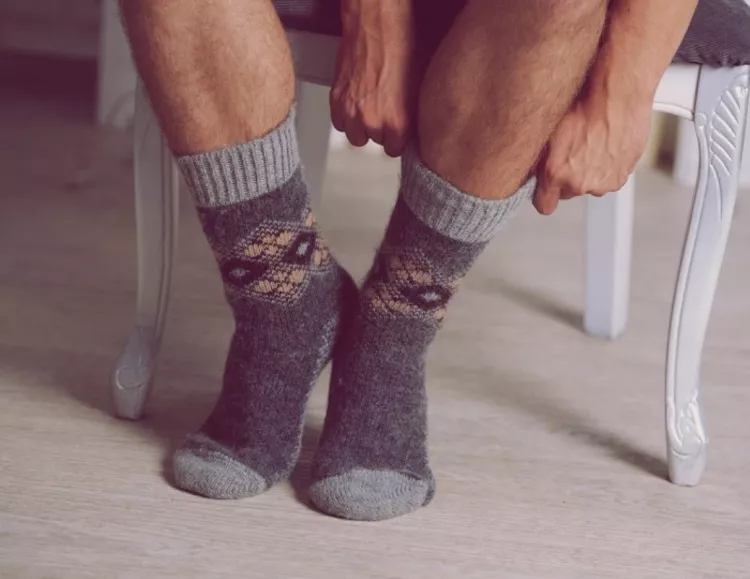 Носки мужские N6R94-1 шерстяные последний размер