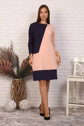 Платье 39509 синий последний размер