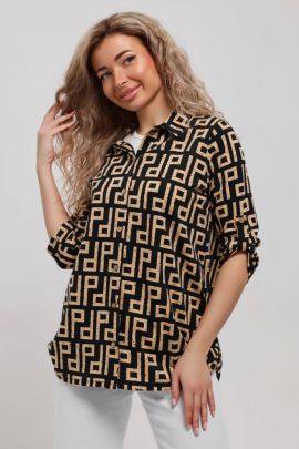 Рубашка 53029 темно-синий последний размер