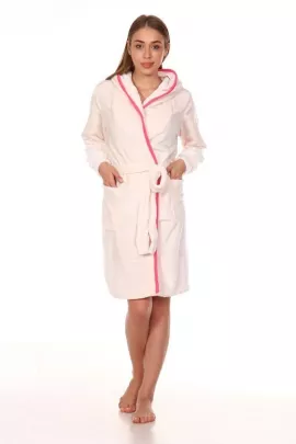 Халат Зайка-М экстрасофт молочный последний размер