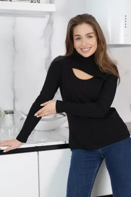 Водолазка Призент (черный) маломерит на размер