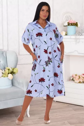 Батист халат-рубашка