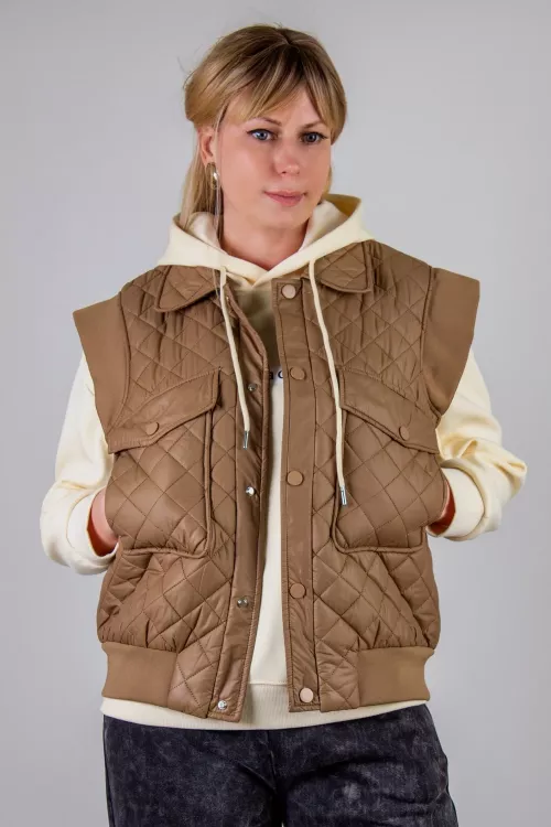 Жилет утепленный безрукавка арт. H025