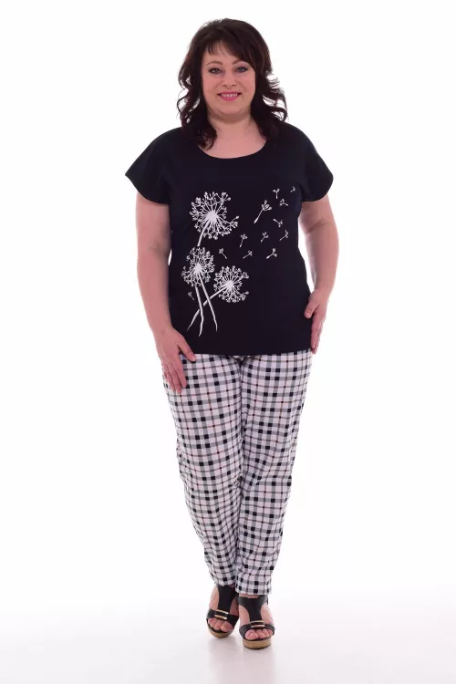 Пижама женская 5-253 (тёмно-синий), Одуванчик шт