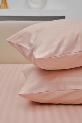 Комплект наволочек Микрофибра Страйп - Пудра