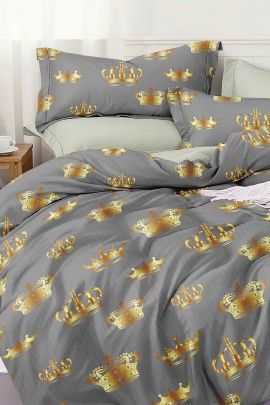 Постельное белье поплин эксклюзив на молнии - Корона