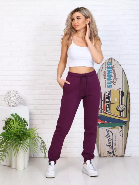 Брюки женские 8-040д (фиолетовый)