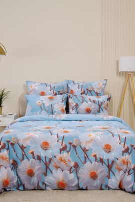 Пододеяльник бязь люкс на молнии - Ромашки