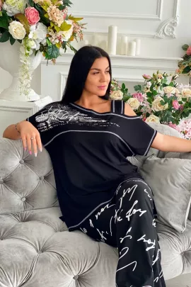 Туника 1853 черный последний размер