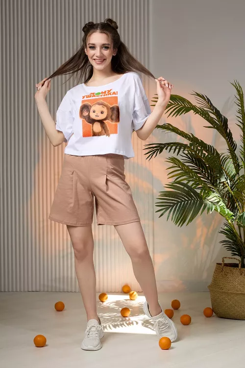 Костюм с шортами женский 216279