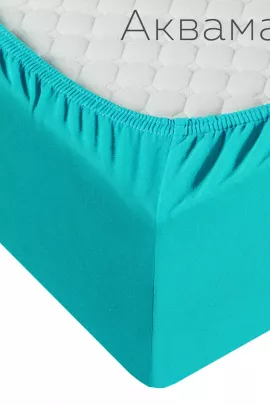 Простыня трикотажная на резинке 90х200х20