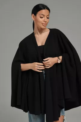 Миледи кардиган-пончо (черный)