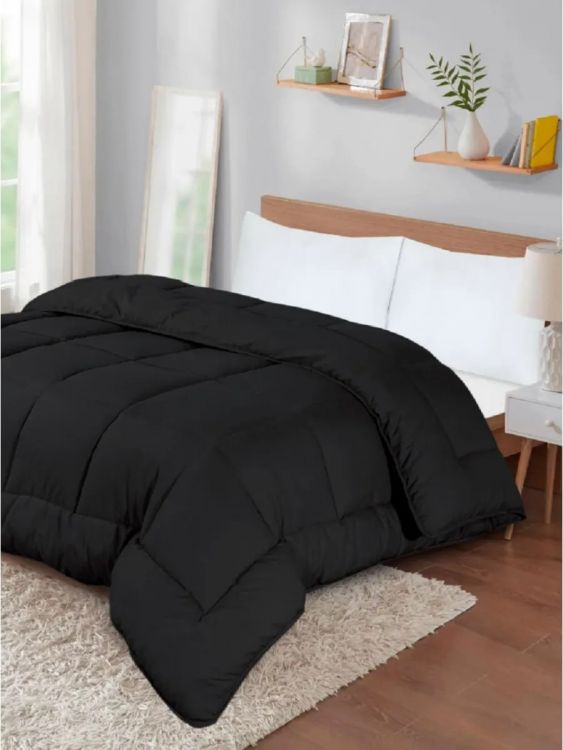 Одеяло всесезонное Relax - Черный однотонный