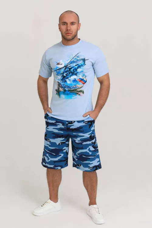 Костюм мужской Взлет голубой последний размер