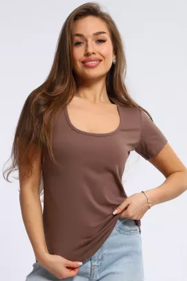 Футболка женская 6-203е (капучино)
