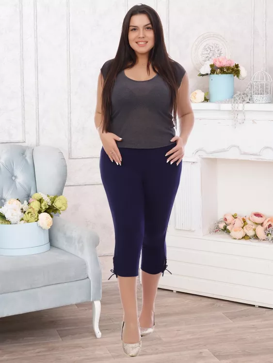 Сити(син) брюки-легинсы