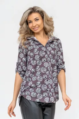 Туника Кофе пуговки