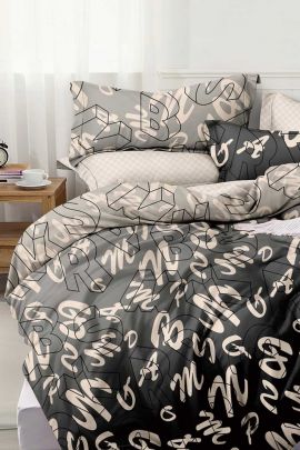 Постельное белье из поплина эксклюзив - Буквы