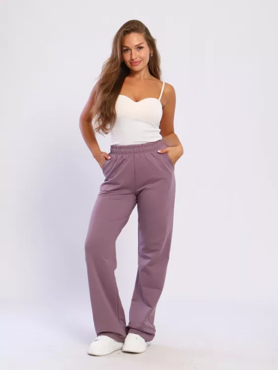 Брюки женские 8-047 (кофейно-серый)