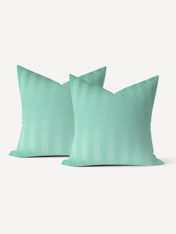 Комплект наволочек сатин страйп - Нежная мята