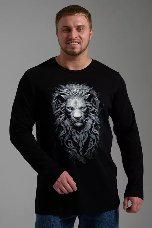 8546 Футболка с длинным рукавом мужская