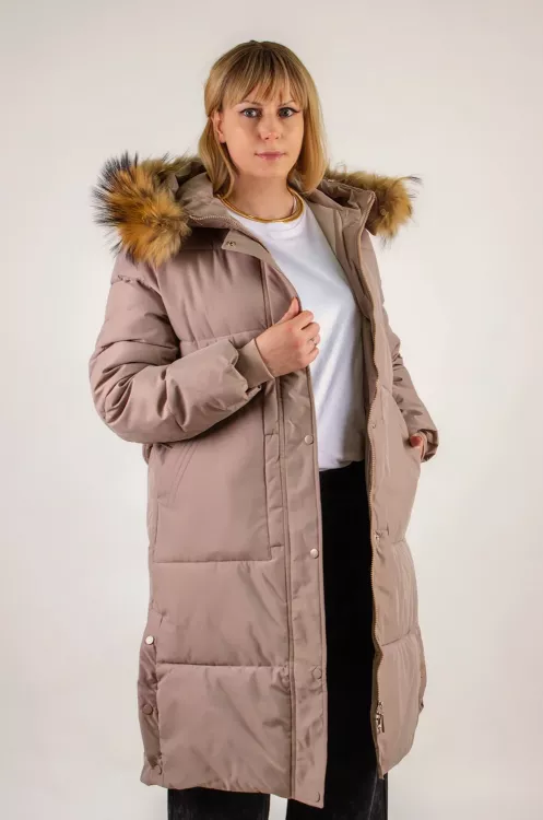 Зимняя парка, натуральный мех арт.623