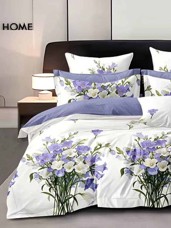 Постельное белье поплин люкс - Букет колокольчиков