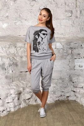 Костюм Нора серый