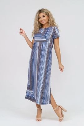 Платье П-026 НСД синий последний размер