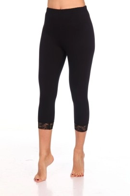 Бриджи "Кружево" черные