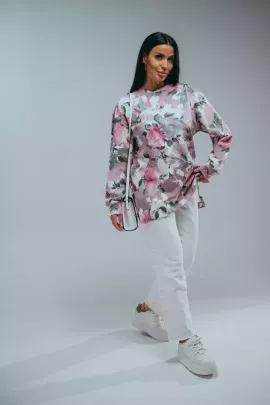 Свитшот Розочка 1 пудра последний размер