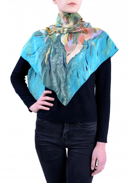 Платок Гербарий